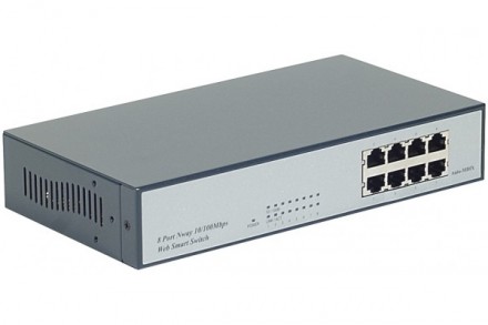 Switch 10/100 Web Manageable avec fonction VLAN - 8 ports