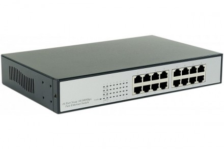 Switch 10/100 Web Manageable avec fonction VLAN - 16 ports