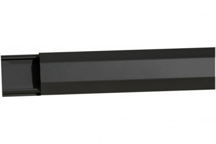 Goulotte alu noire 1100 x 33 mm