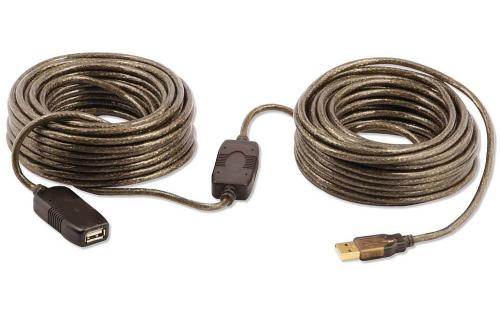 Amplified USB 2.0 extension cable - 20m