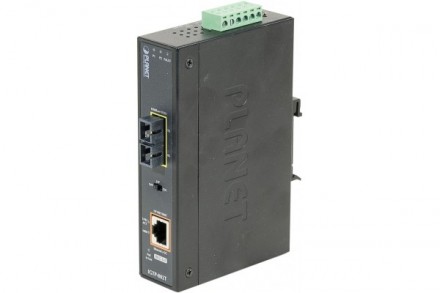 Planet conv.indus IP30 gigabit poe/fibre multimode sc 1000SX
