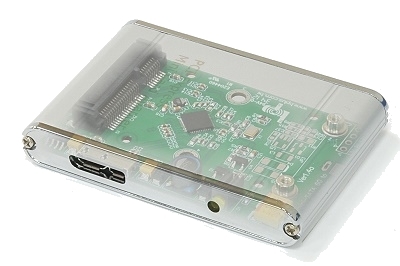 Adaptateur de mini-SATA vers USB 3.0