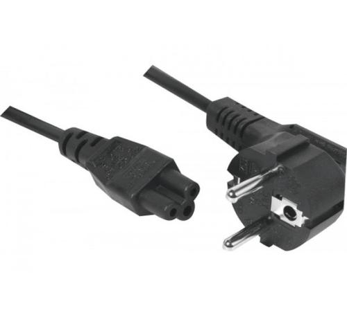 Cable eléctrico de red de 3 polos negro - 3m