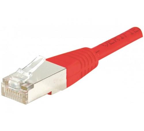 Cable de conexión RJ45 ftp CAT6 rojo - 0,15 m