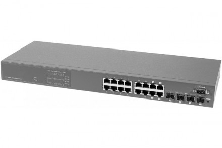 DEXLAN Switch Niveau 2 Manageable 16 ports Gigabit + 4 SFP